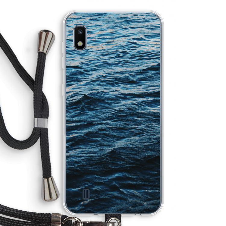 Oceaan: Samsung Galaxy A10 Transparant Hoesje met koord