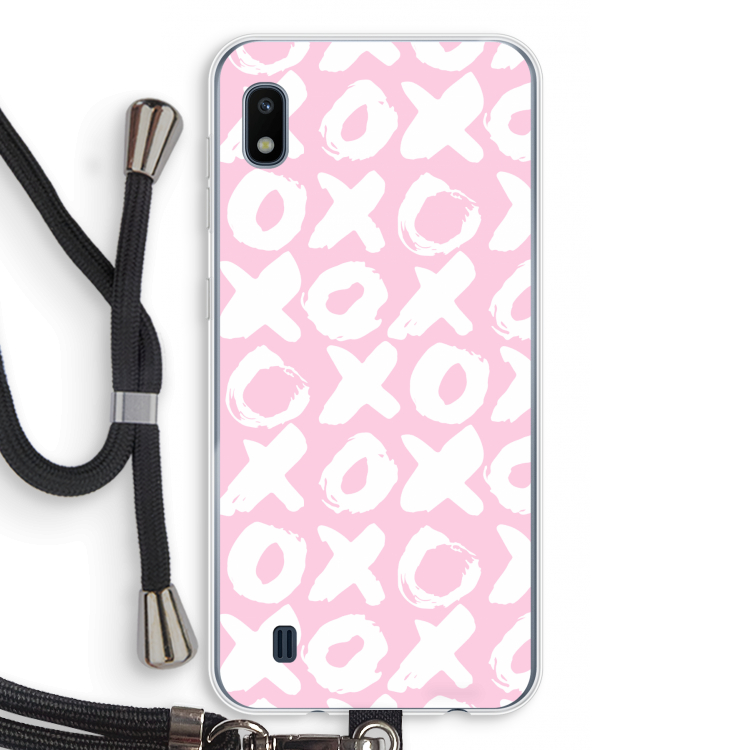 XOXO: Samsung Galaxy A10 Transparant Hoesje met koord