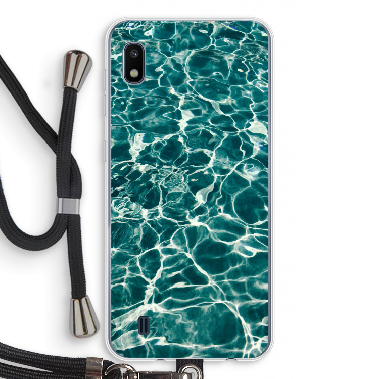 Weerkaatsing water: Samsung Galaxy A10 Transparant Hoesje met koord