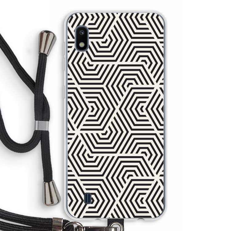 Magic pattern: Samsung Galaxy A10 Transparant Hoesje met koord