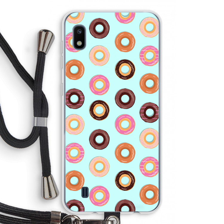 Donuts: Samsung Galaxy A10 Transparant Hoesje met koord
