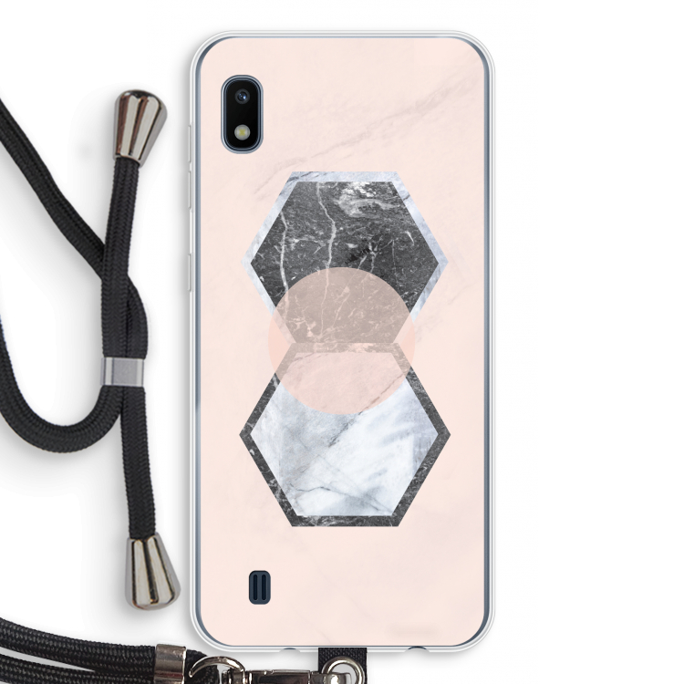 Creatieve toets: Samsung Galaxy A10 Transparant Hoesje met koord
