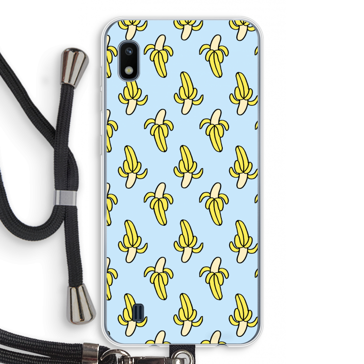 Bananas: Samsung Galaxy A10 Transparant Hoesje met koord