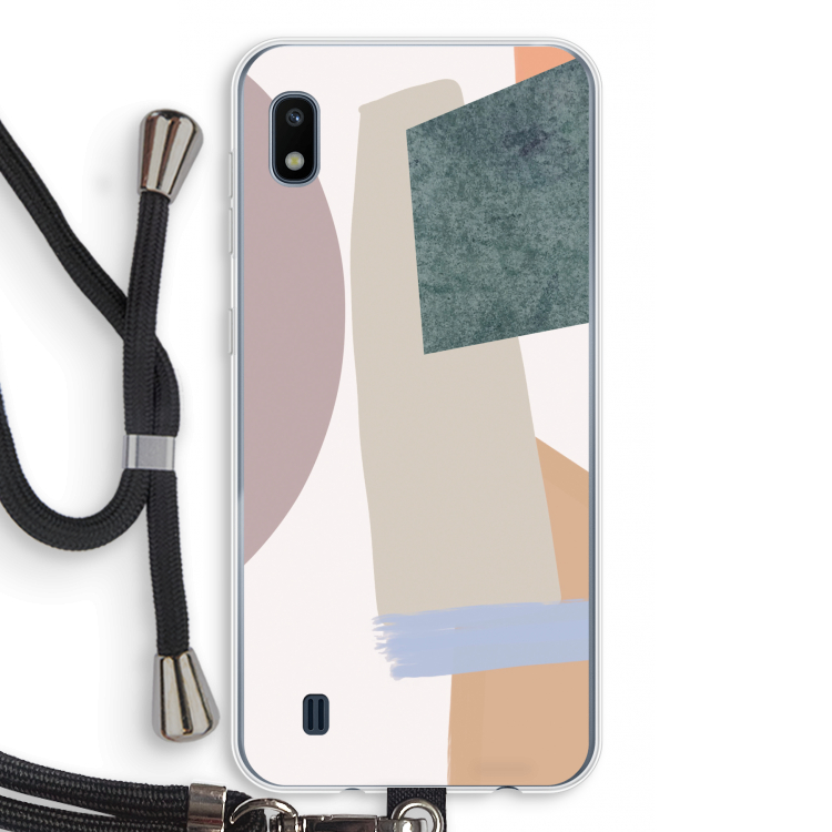 Lindo: Samsung Galaxy A10 Transparant Hoesje met koord