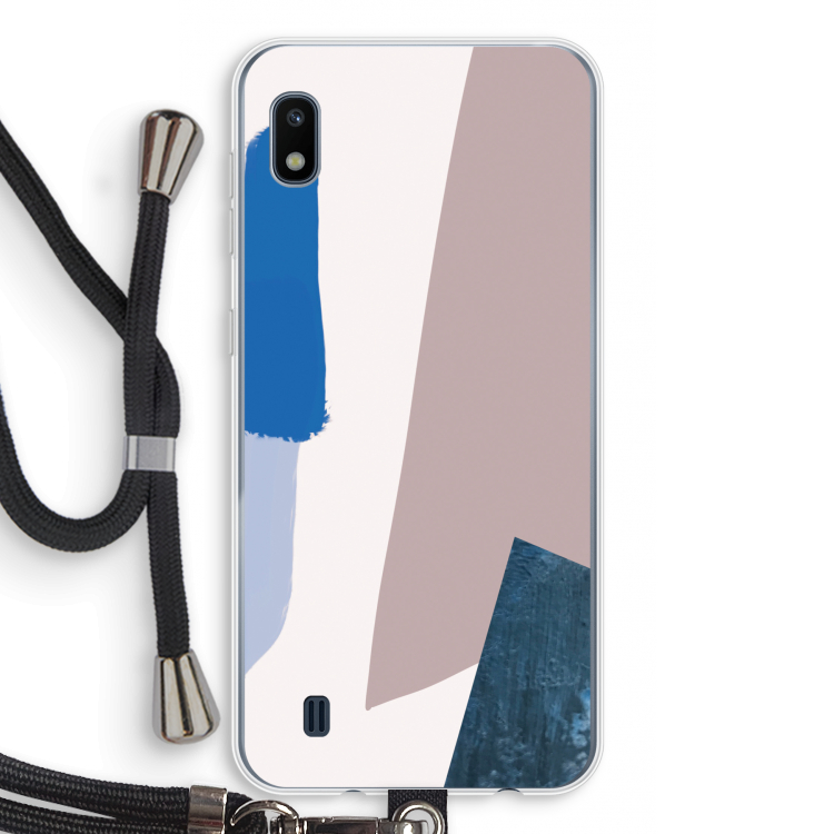 Lapis: Samsung Galaxy A10 Transparant Hoesje met koord