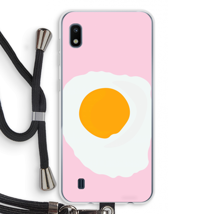 Sunny side up: Samsung Galaxy A10 Transparant Hoesje met koord