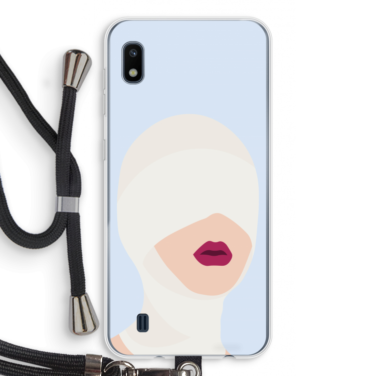 Incognito: Samsung Galaxy A10 Transparant Hoesje met koord