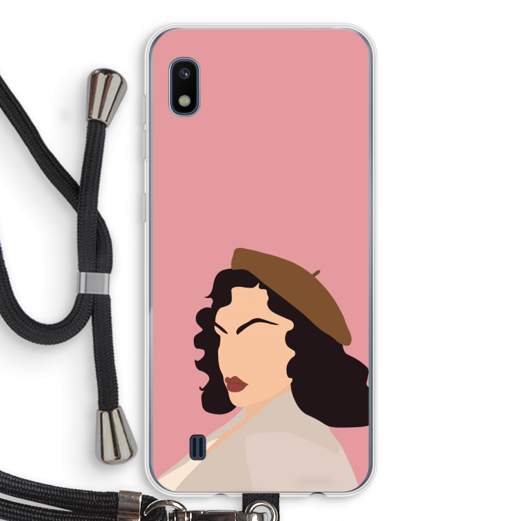 Confidence: Samsung Galaxy A10 Transparant Hoesje met koord