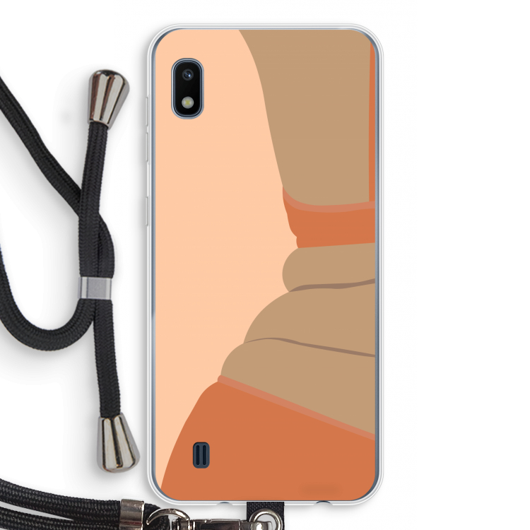 Bikini: Samsung Galaxy A10 Transparant Hoesje met koord
