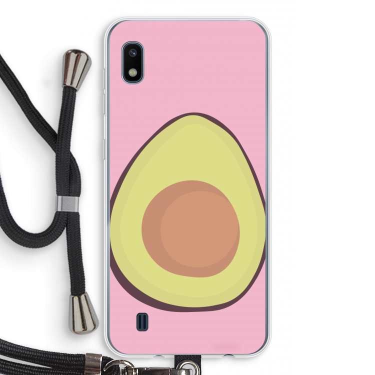 Avocado: Samsung Galaxy A10 Transparant Hoesje met koord