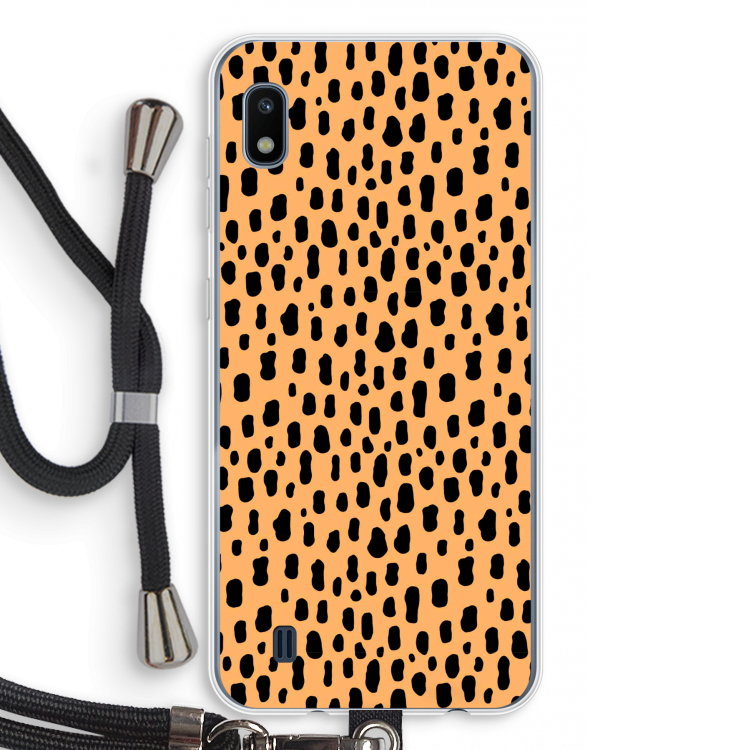 Panter: Samsung Galaxy A10 Transparant Hoesje met koord