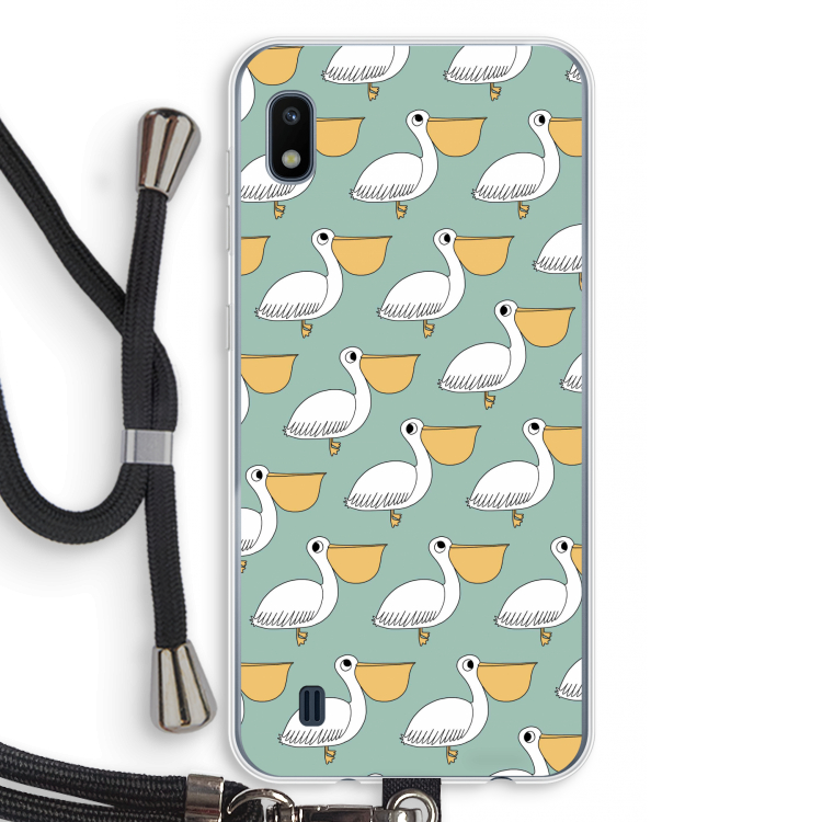 Pelican: Samsung Galaxy A10 Transparant Hoesje met koord