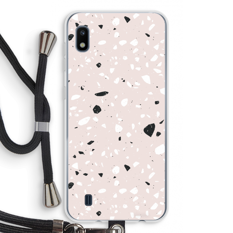 Terrazzo N°20: Samsung Galaxy A10 Transparant Hoesje met koord