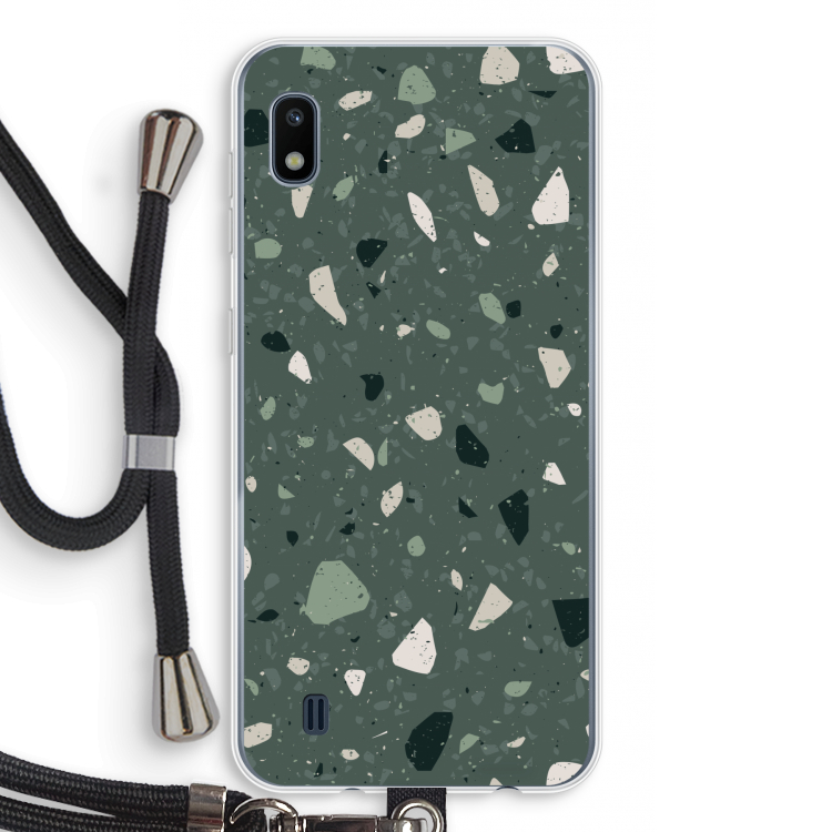 Terrazzo N°19: Samsung Galaxy A10 Transparant Hoesje met koord