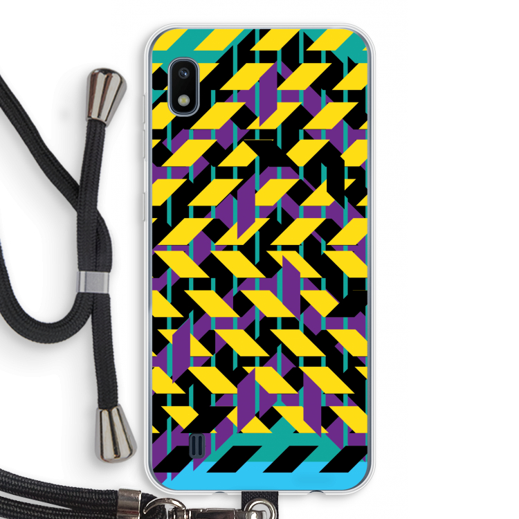 Skew Bee 3: Samsung Galaxy A10 Transparant Hoesje met koord