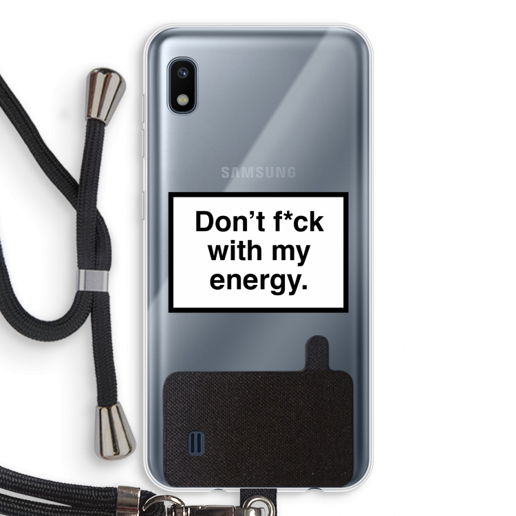My energy: Samsung Galaxy A10 Transparant Hoesje met koord