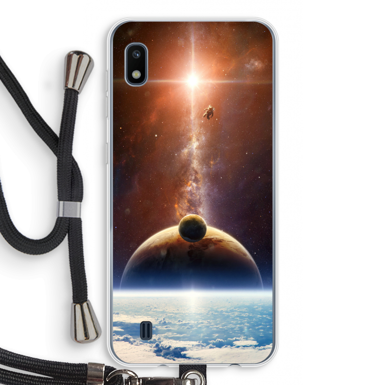 Omicron 2019: Samsung Galaxy A10 Transparant Hoesje met koord