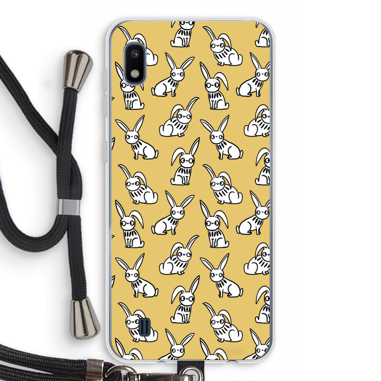 Haas: Samsung Galaxy A10 Transparant Hoesje met koord