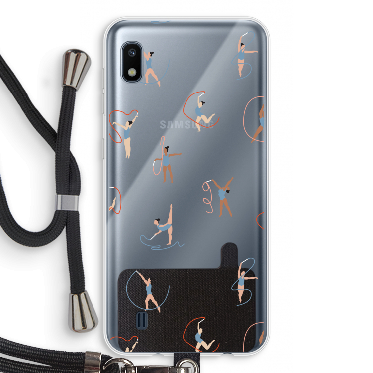 Dancing #3: Samsung Galaxy A10 Transparant Hoesje met koord