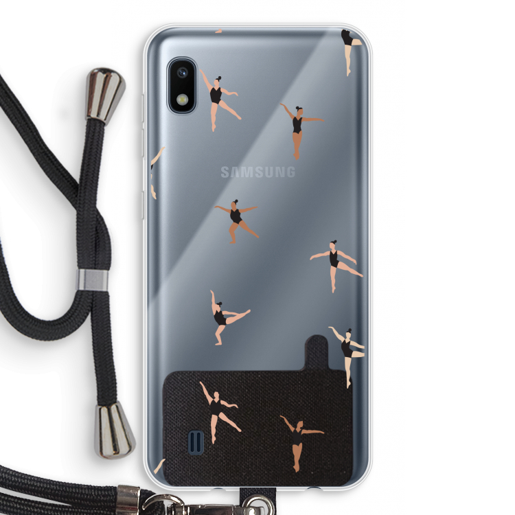 Dancing #1: Samsung Galaxy A10 Transparant Hoesje met koord