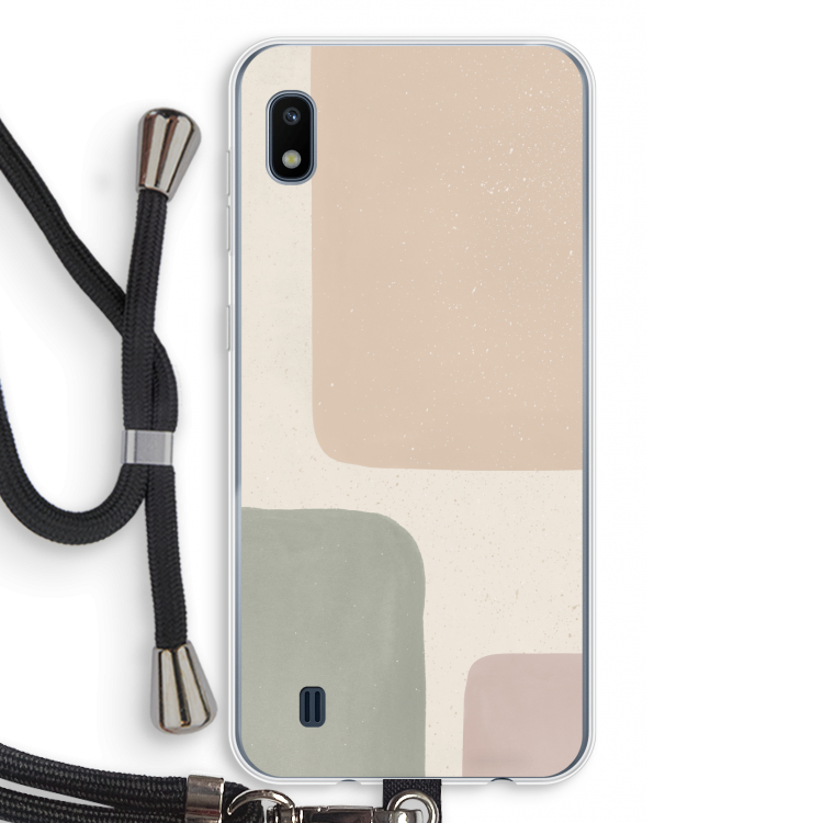 Geo #7: Samsung Galaxy A10 Transparant Hoesje met koord