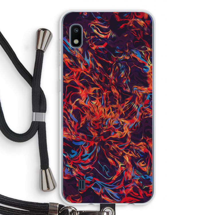 Lucifer: Samsung Galaxy A10 Transparant Hoesje met koord