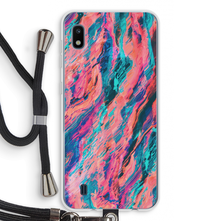 Electric Times: Samsung Galaxy A10 Transparant Hoesje met koord