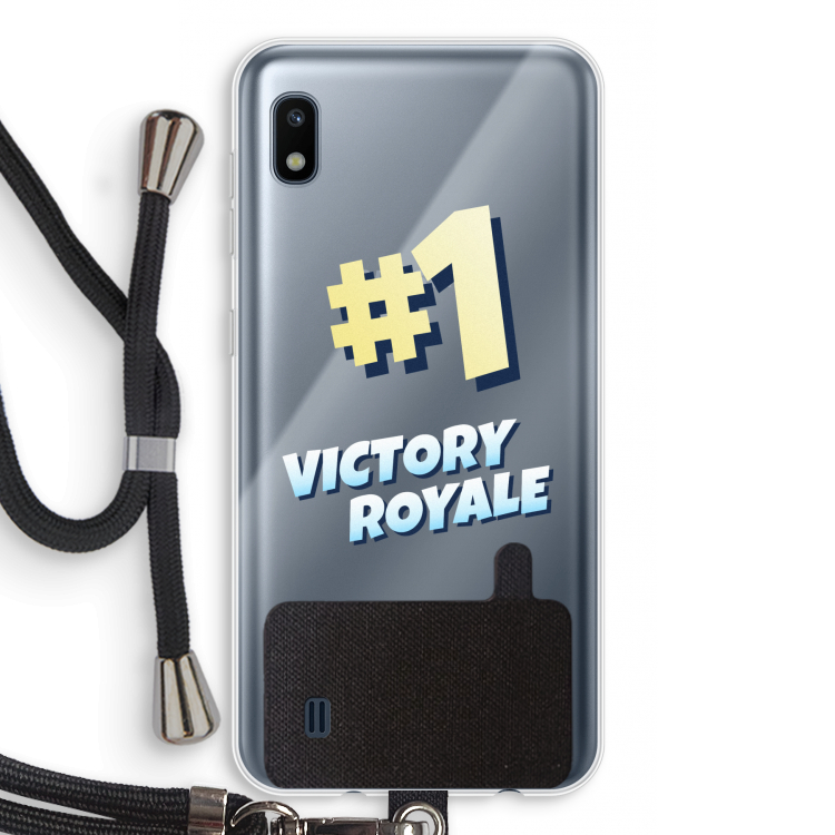 Victory Royale: Samsung Galaxy A10 Transparant Hoesje met koord