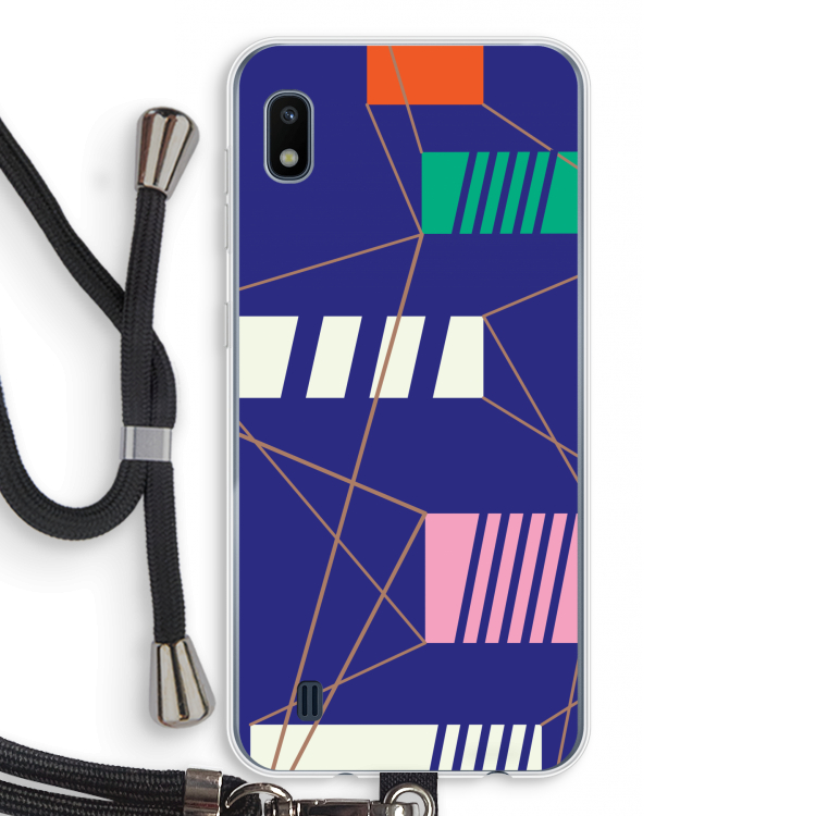 Gestalte 5: Samsung Galaxy A10 Transparant Hoesje met koord