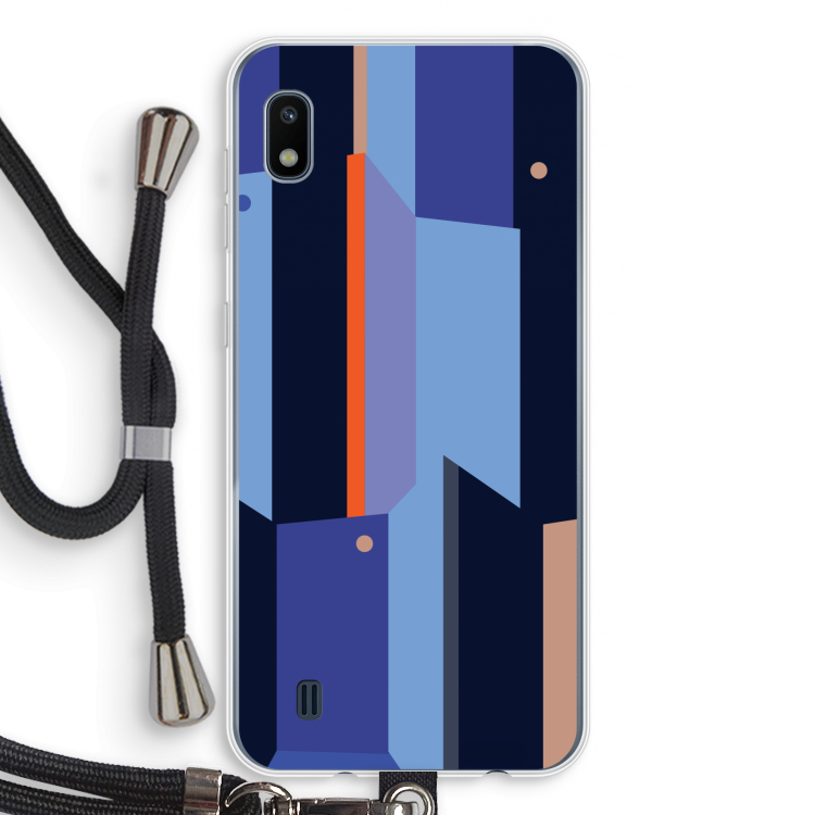 Gestalte 3: Samsung Galaxy A10 Transparant Hoesje met koord
