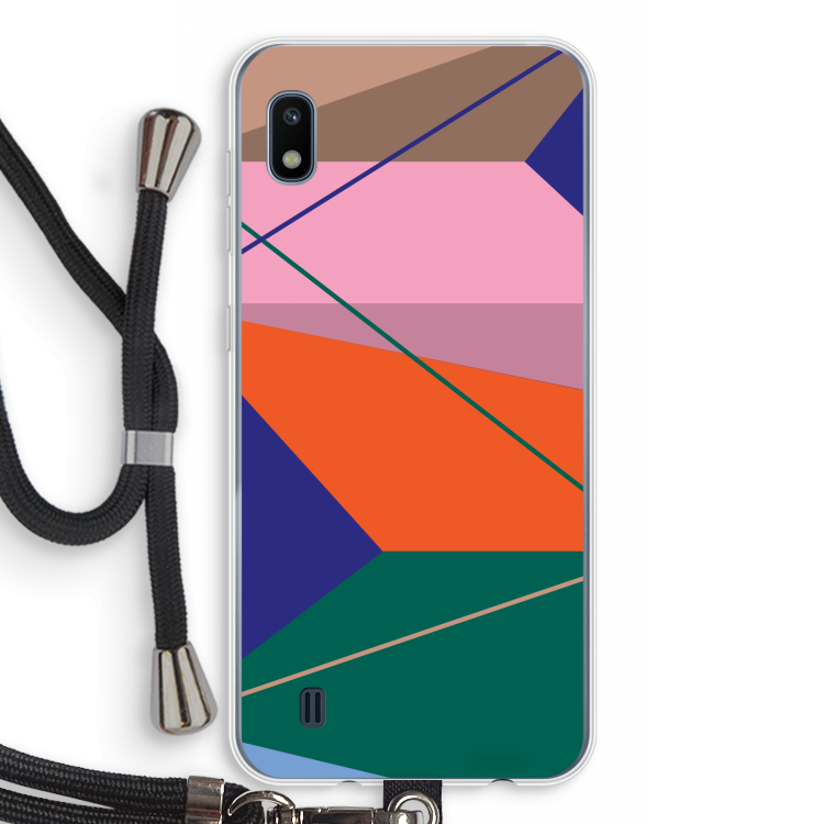 Gestalte 1: Samsung Galaxy A10 Transparant Hoesje met koord