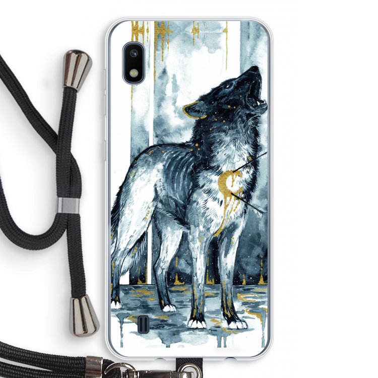 Bleeding Soul: Samsung Galaxy A10 Transparant Hoesje met koord