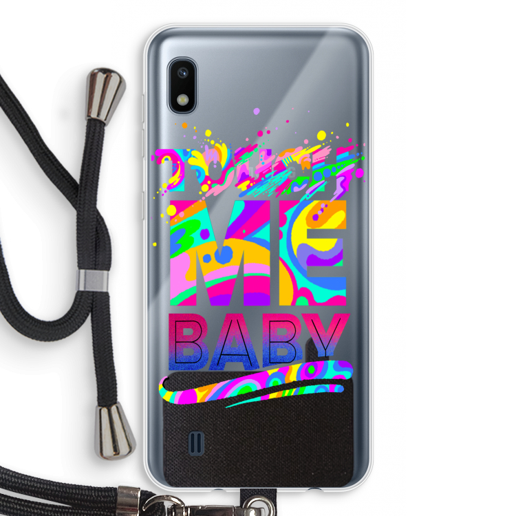 Touch Me: Samsung Galaxy A10 Transparant Hoesje met koord