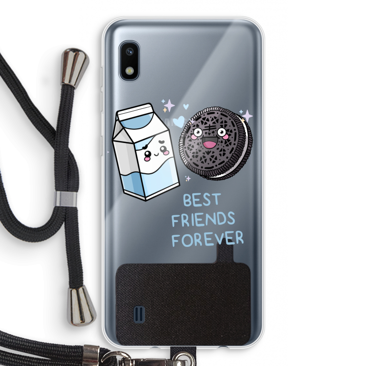Best Friend Forever: Samsung Galaxy A10 Transparant Hoesje met koord