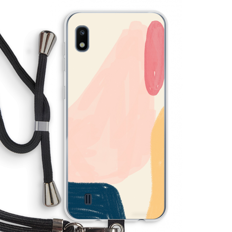 Saturday Flow: Samsung Galaxy A10 Transparant Hoesje met koord