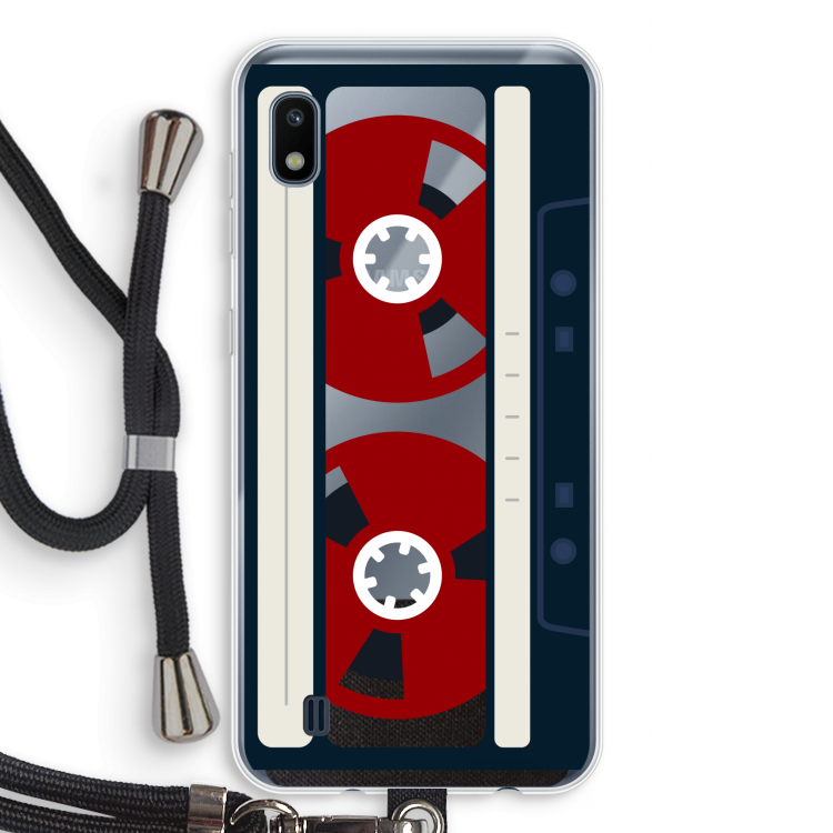 Here's your tape: Samsung Galaxy A10 Transparant Hoesje met koord