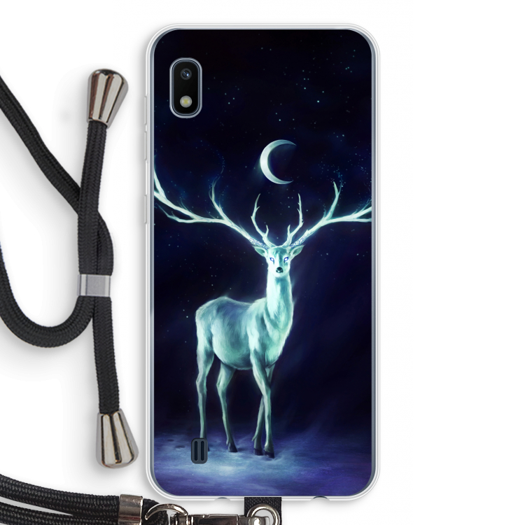 Nightbringer: Samsung Galaxy A10 Transparant Hoesje met koord