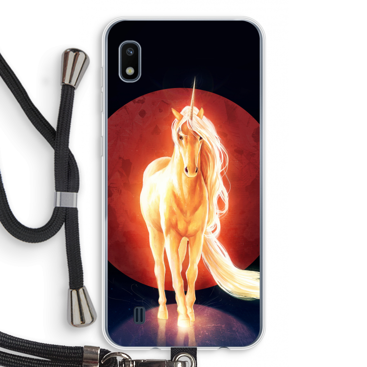 Last Unicorn: Samsung Galaxy A10 Transparant Hoesje met koord