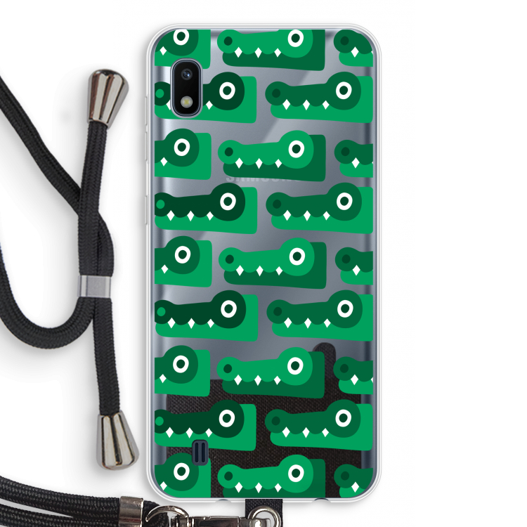 Crocs: Samsung Galaxy A10 Transparant Hoesje met koord