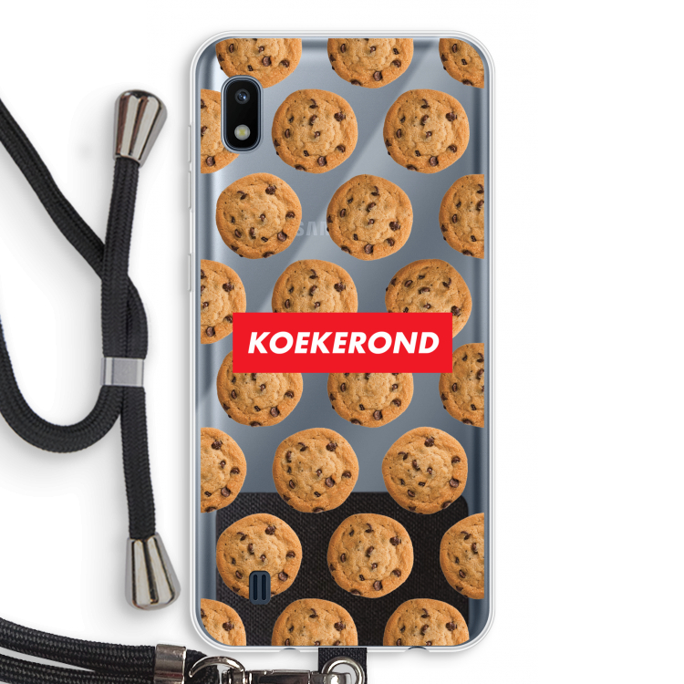 Koekerond: Samsung Galaxy A10 Transparant Hoesje met koord