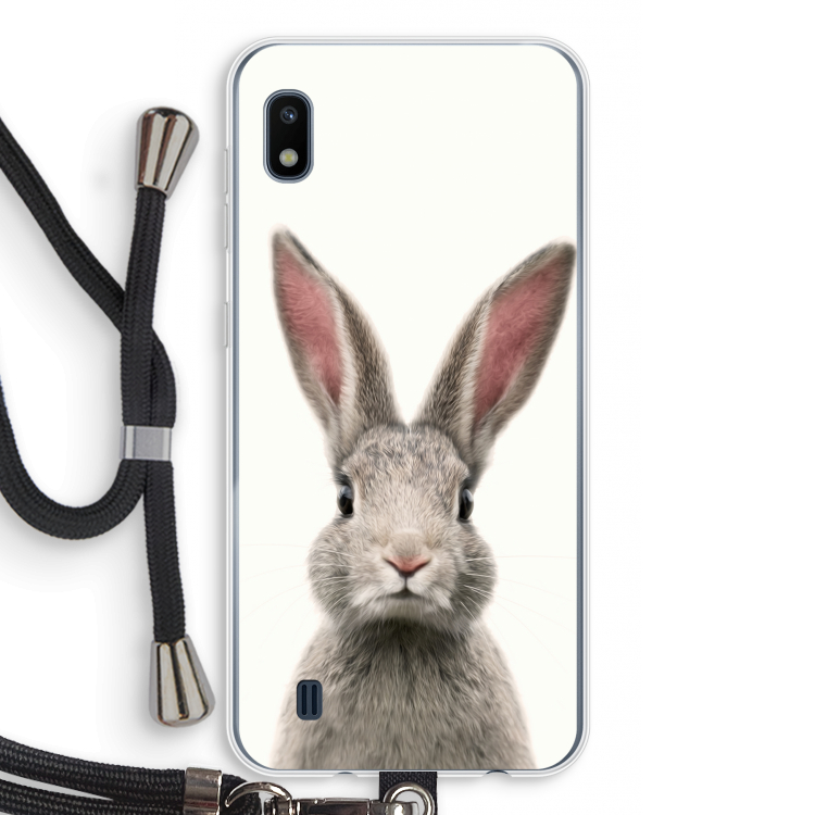Daisy: Samsung Galaxy A10 Transparant Hoesje met koord