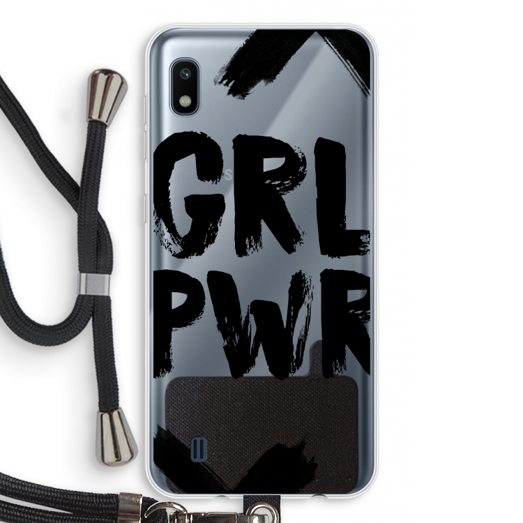 Girl Power #2: Samsung Galaxy A10 Transparant Hoesje met koord