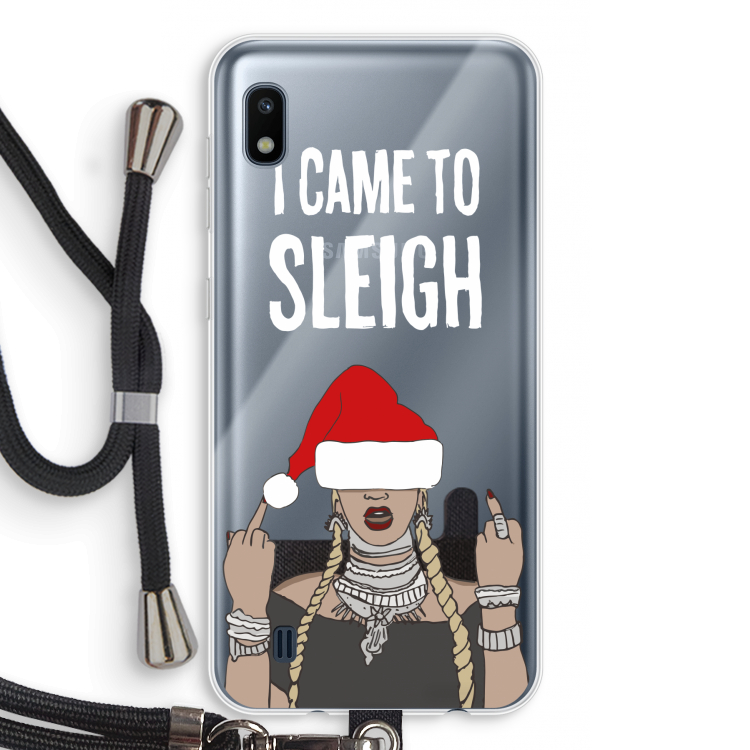 Came To Sleigh: Samsung Galaxy A10 Transparant Hoesje met koord