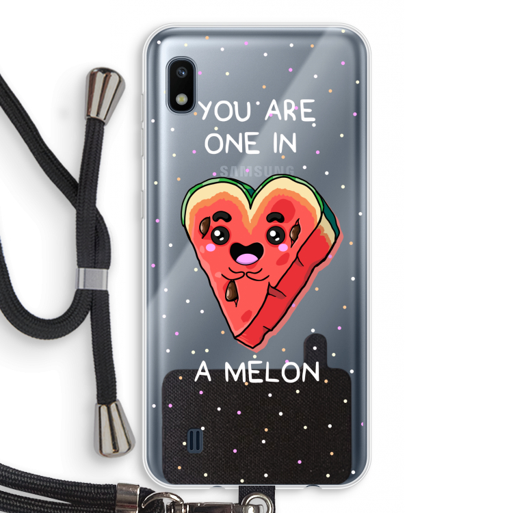 One In A Melon: Samsung Galaxy A10 Transparant Hoesje met koord