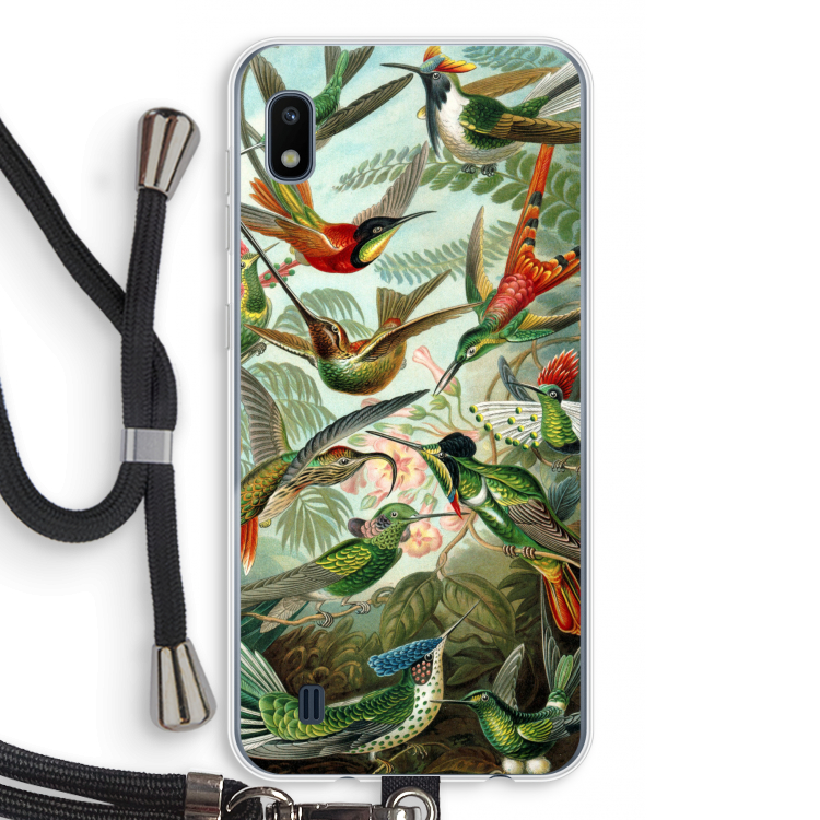 Haeckel Trochilidae: Samsung Galaxy A10 Transparant Hoesje met koord