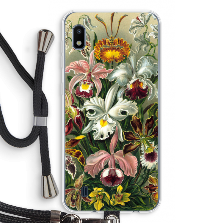 Haeckel Orchidae: Samsung Galaxy A10 Transparant Hoesje met koord