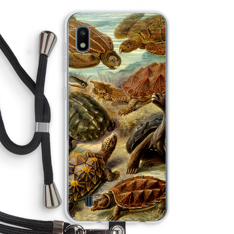 Haeckel Chelonia: Samsung Galaxy A10 Transparant Hoesje met koord
