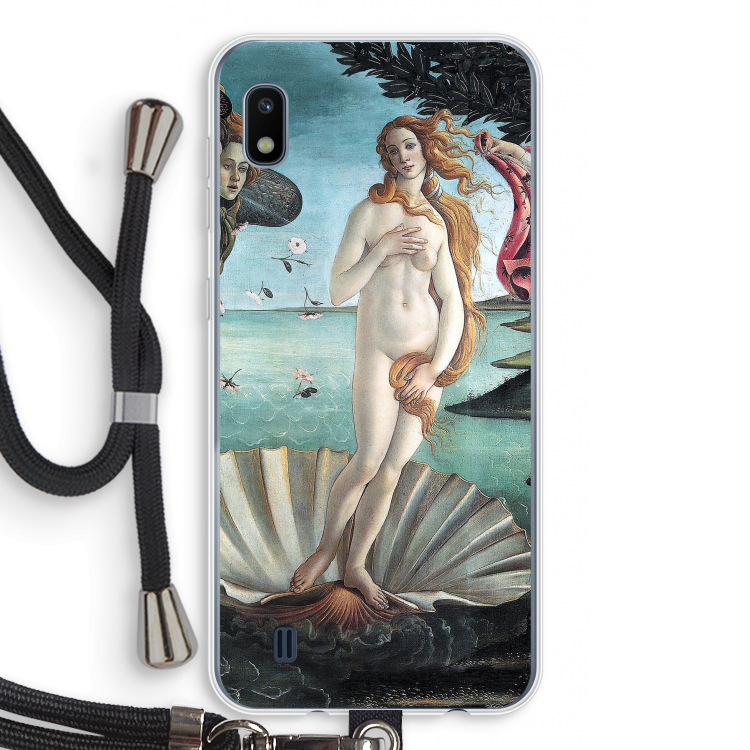 Birth Of Venus: Samsung Galaxy A10 Transparant Hoesje met koord