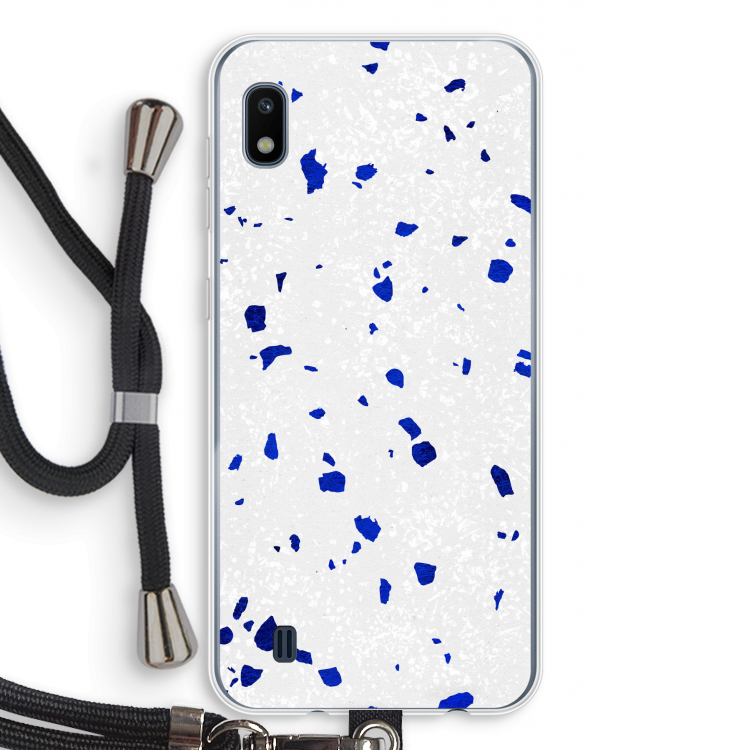 Terrazzo N°5: Samsung Galaxy A10 Transparant Hoesje met koord