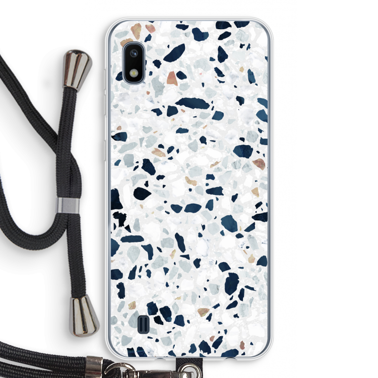 Terrazzo N°1: Samsung Galaxy A10 Transparant Hoesje met koord